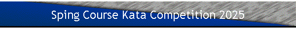 Sping Course Kata Competition 2025